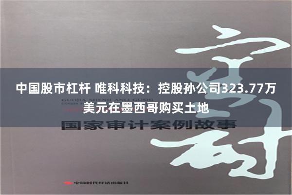 中国股市杠杆 唯科科技：控股孙公司323.77万美元在墨西哥购买土地
