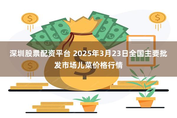 深圳股票配资平台 2025年3月23日全国主要批发市场儿菜价格行情