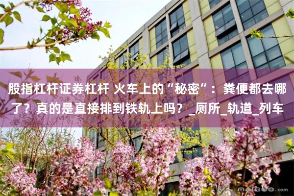 股指杠杆证券杠杆 火车上的“秘密”：粪便都去哪了？真的是直接排到铁轨上吗？_厕所_轨道_列车